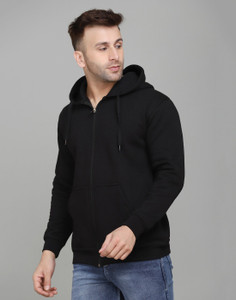 Black outlet hoodie flipkart
