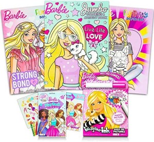 Barbie Coloring and Activity Book with Stickers