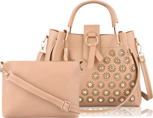 Buy LIVE Women Beige Messenger Bag BEIGE Online Best Price in