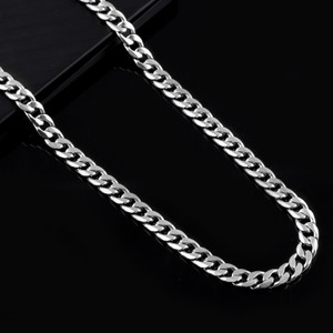 HK ENTERPRISE 1 Gram Silver plated Chain For Boys and Man