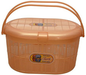 Baby basket with lid sales