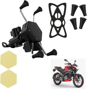 AYW Bike Mobile X-Grip Holder With Charger For Bajaj-Pulsar-NS-160
