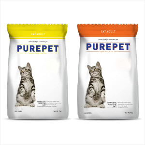 Purepet cat food 3kg store