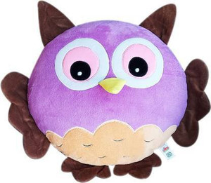 Owl top plush pillow