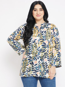VINAAN Casual Printed Women Multicolor Top Buy VINAAN Casual