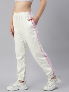 Buy LAABHA Solid Women White Track Pants Online at Best Prices