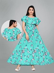 NE STYLE Anarkali Gown Price in India - Buy NE STYLE Anarkali Gown online  at Flipkart.com