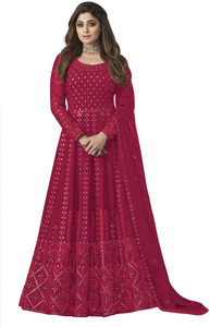 IYALAFAB Heavy Georgette Embroidered Embellished Gown Anarkali Kurta Bottom Material Price in India Buy IYALAFAB Heavy Georgette Embroidered Embellished Gown Anarkali Kurta Bottom Material online at F...