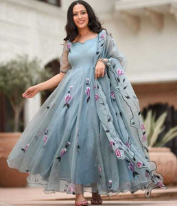 DR Brand Anarkali Gown Price in India Buy DR Brand Anarkali Gown online at Flipkart