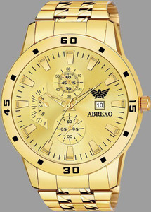 Buy ABREXO Analog Watch For Men Abx 8404 Golden Online at