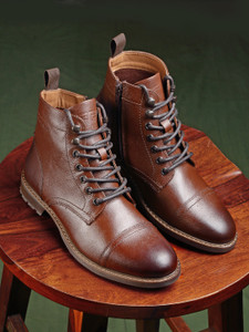 RED TAPE Ankle Length Boots for Men Soft Cushioned Insole Slip