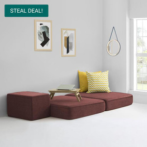 furbicle Hop 2 Seater Single Fold Out Sofa Cum Bed Price in India