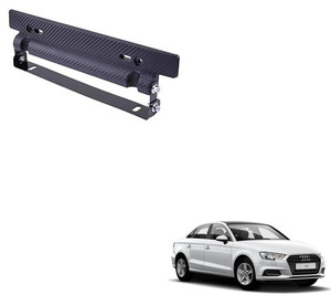 SEMAPHORE Car Auto License Plates Frame Holder Black For Audi A3