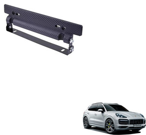Black porsche shop license plate frame