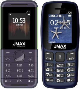 Jmax J53 & J06 Combo of Two Mobile(Blue : Dark blue)