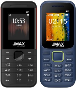 Jmax J53 & J30 Combo of Two Mobile(Black : Blue)