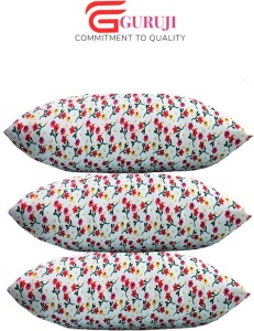 Guruji Cotton Abstract Sleeping Pillow Pack of 3