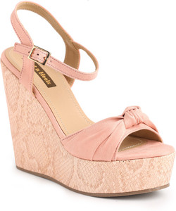 Light pink wedges store shoes