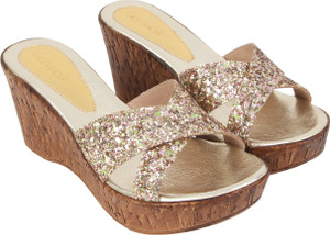 Catwalk golden clearance wedges