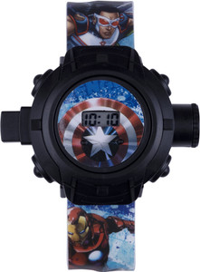 MARVEL Marvel Boys Avengers Projector Watch 4 15 Years Digital