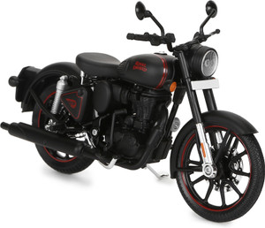 ROYAL ENFIELD Classic 350 Scale Model Stealth Black Car Hanging