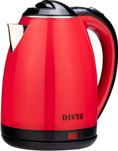 Divya Queen Double Walled Stainless Steel 1.8 Litre Electric Kettle