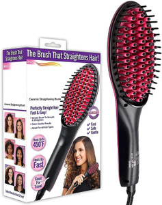 Simply straight ceramic shop hair straightening brush