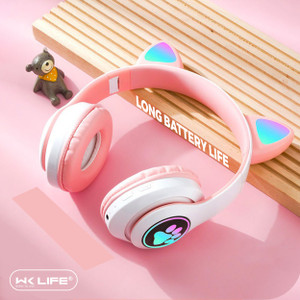 Wk Life 5.0 Kids Pink Bluetooth Headset Price in India Buy Wk Life 5.0 Kids Pink Bluetooth Headset Online Wk Life Flipkart