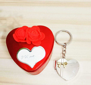Heart shaped keychain cheap