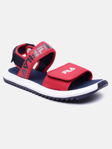 Fila sandals mens red clearance