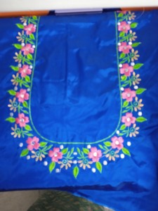 Computer work blouse piece for womens to wear on sarees