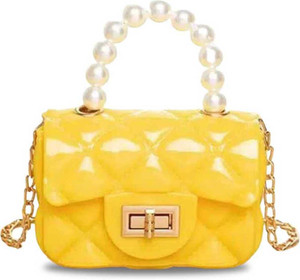 Yellow colour bag outlet