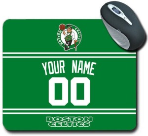 MIKKA NBA Boston Celtics Personalized Name/Number Mouse Pad 140109 Mousepad  - MIKKA : Flipkart.com