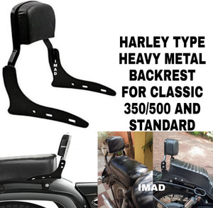 imad NEW DESIGN BACKREST FOR ROYAL ENFIELD BIKES Bike Headlight