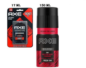 Axe red top body spray