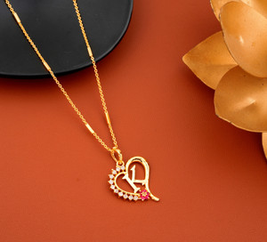 NAKMAN JEWELLERY Gold plated Alloy Pendant Price in India Buy
