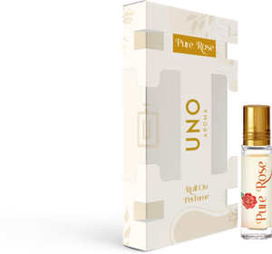 UNO AROMA uno unisex 8 ml roll on attar perfume PURE ROSE Herbal