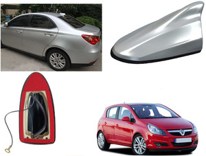 Shop Buy Shark Fin Roof top Signal Receiver AM FM Antenna Silver
