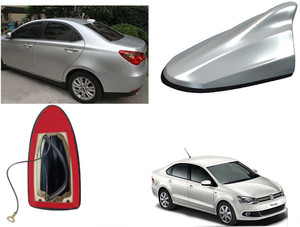 Shop Buy Shark Fin Roof top Signal Receiver AM FM Antenna Silver for Volkswagen Vento Shark Fin Roof top Signal Receiver AM FM Antenna Silver for Volkswagen Vento Satellite Vehicle Antenna Price in In...