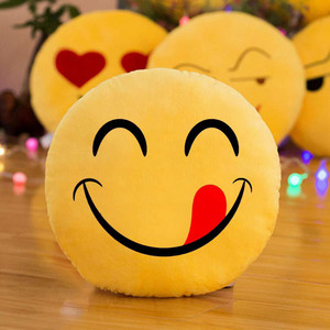 Anil Enterprises Emoji Smiley Pillow Best Gift for Girlfriend