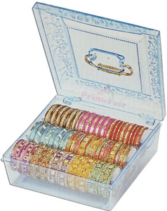 ROSEFAIR Bangle box 3 Rods Jeweler Organizer Plastic Storage Case