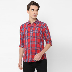Pepe Jeans Men Checkered Casual Red Shirt Buy Pepe Jeans Men Checkered Casual Red Shirt Online at Best Prices in India Flipkart