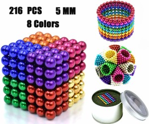 SABIRAT 5 Mm Magnetic Balls Cube Fidget Gadget & Beads Stress Relief Toys  (216 Pcs) - 5 Mm Magnetic Balls Cube Fidget Gadget & Beads Stress Relief  Toys (216 Pcs) . shop