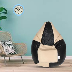 Gunj XXL Super Lama Artificial Leather Bean Bag Filled With 2. Kg Best Quality Beans Teardrop Bean Bag With Bean Filling Price in India Buy Gunj XXL Super Lama Artificial Leather