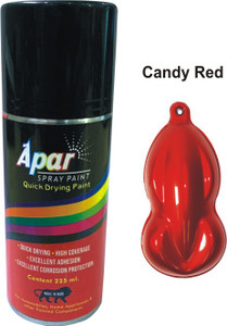 apar Spray Paint CANDY CHERRY APPLE RED 225 ML For Bicycle Bike Cars etc. Red Spray Paint 225 ml Price in India Buy apar Spray Paint CANDY CHERRY APPLE RED 225 ML For Bicycle Bike