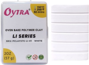 OYTRA White Polymer Clay LI Series Art Clay Price in India - Buy OYTRA White  Polymer Clay LI Series Art Clay online at