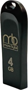 MOREBYTE 4gb 2.0 USB Pen Drive/Flash Drive with Metal Body External Storage Device 4 GB Pen Drive