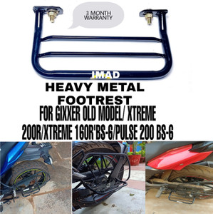 imad HEAVY METAL FOOTREST FOR GIXXER OLD MODEL XTREME 200R 160R