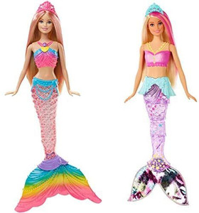 Barbie light store up mermaid
