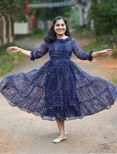 Vintage Colour Flared A line Gown Price in India Buy Vintage
